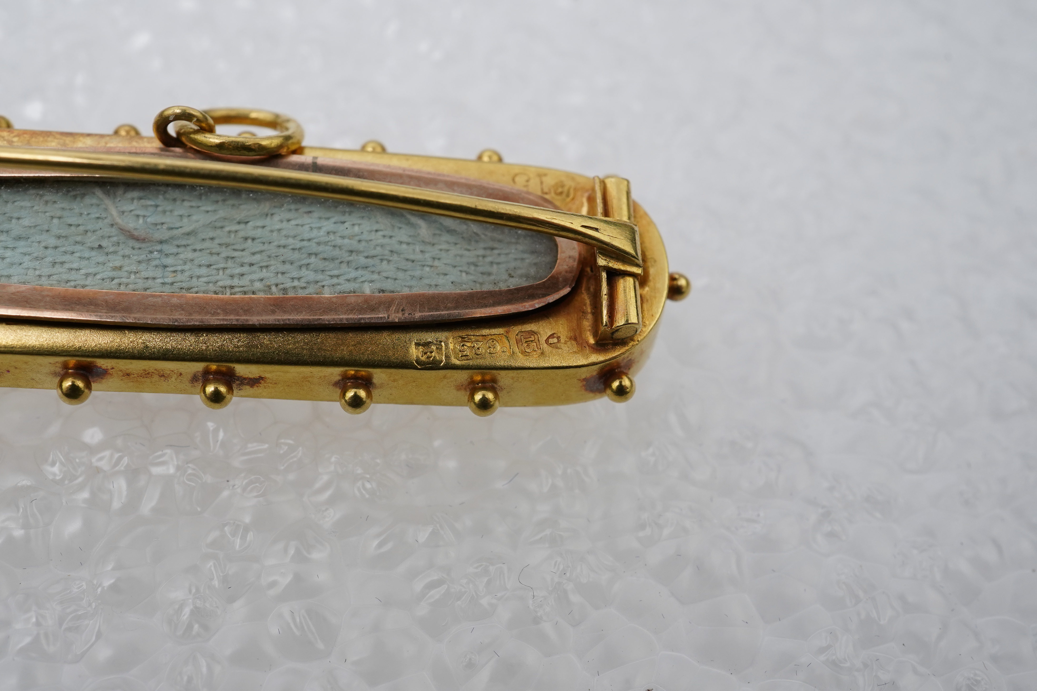 A Victorian gold, gem-set and diamond brooch, circa 1889